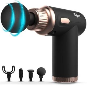 Dr Physio USA Touch Dynamo 1049 Percussion Gun Massager for Full Body Pain Relief, Rechargeable Cordless Deep Tissue Massage Machine for Legs & Arms, Use at Home, Gym & During Travel